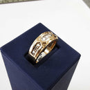 Man's Diamond  Ring 10k Gold Size 10