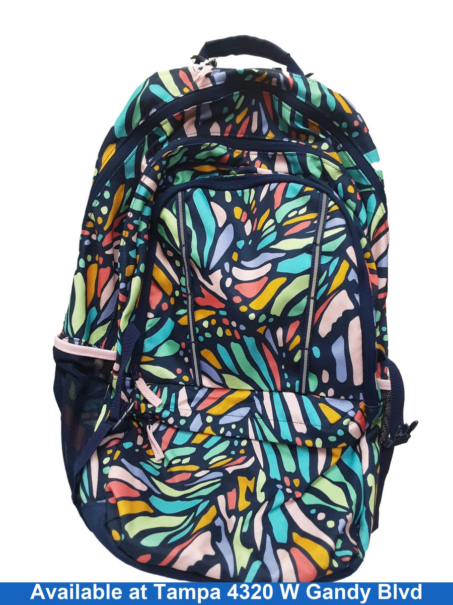 Lands' End 510453 Blue Backpack / Briefcase / Bag