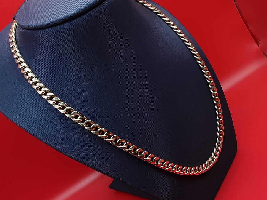 Cuban Link Chain - Yellow Gold 10k (.417) 20 grams 24 inch