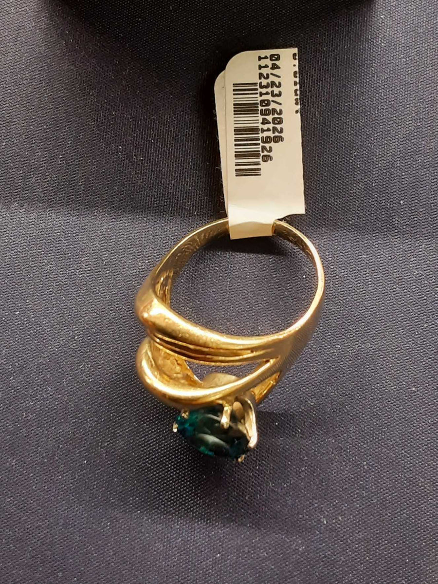 Women's Ring - Yellow Gold 14k (.585) 7.4 grams Size 20