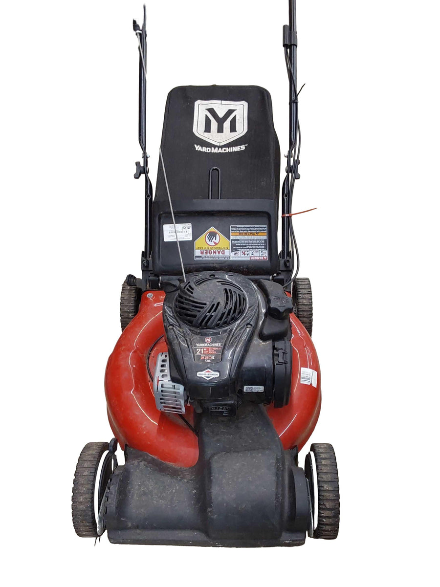 Yard Machines 12a-a1ba729 Red Gas Self Propelled Lawn Mower