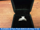 Women's Ring - White Gold 10k (.417) 3.8 grams Size 8.5