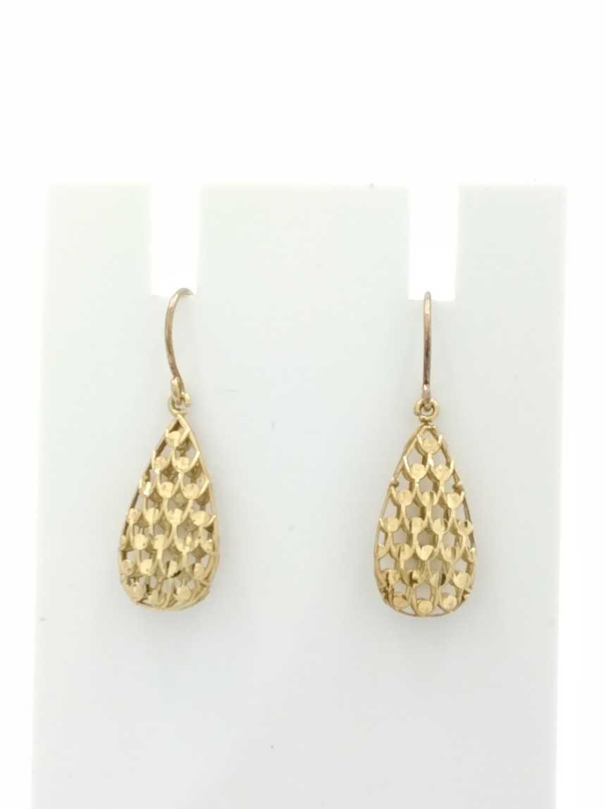 Hoop Earrings - Yellow Gold 10k (.417) 1.6 grams