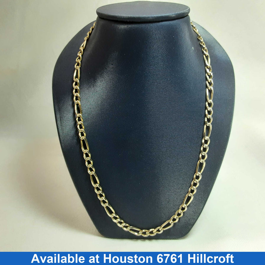 Figaro Chain - Yellow Gold 10k (.417) 23.2 grams 25 inch