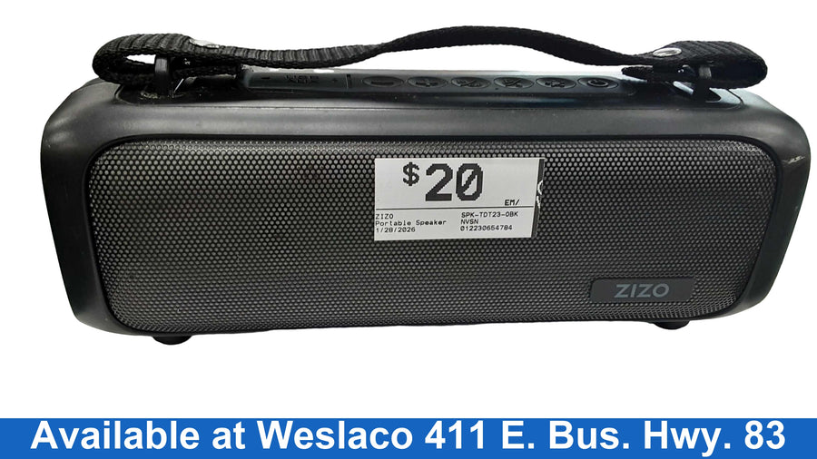 Zizo Spk-tdt23-obk Black Portable Speaker