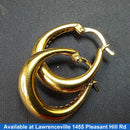 Earrings - Yellow Gold 14k (.585) 6.8 grams