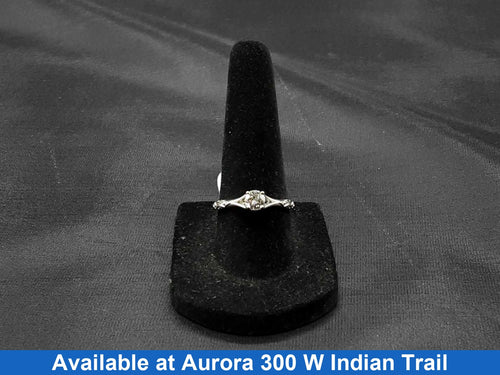 Ring - Engagement Set - White Gold 14k (.585) 2.8 grams Size 7