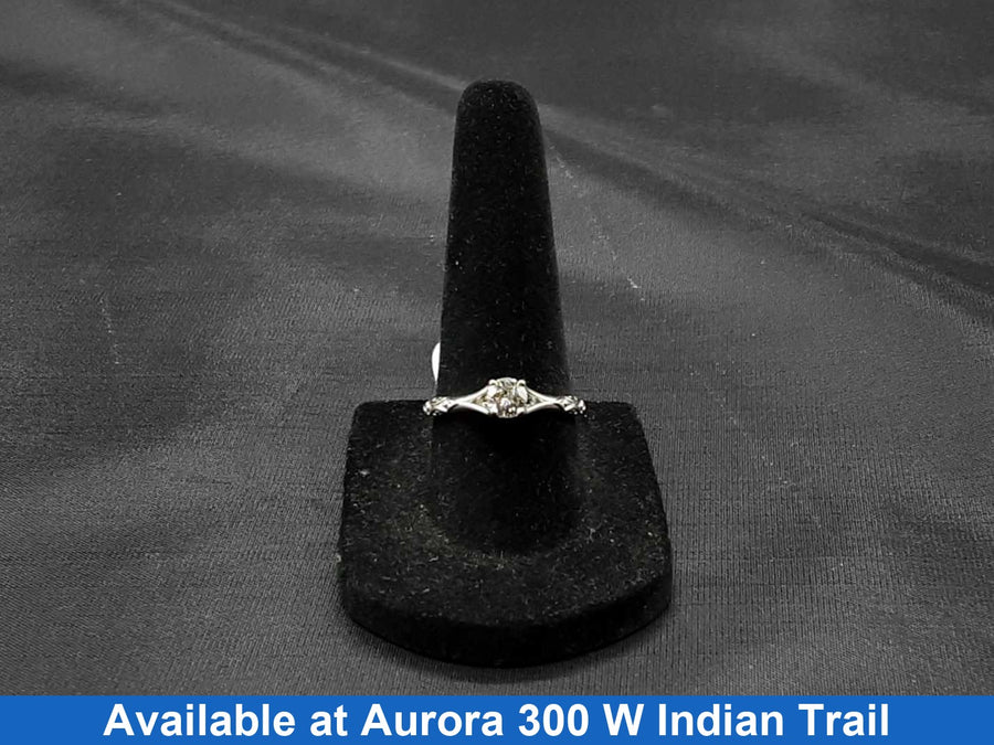 Ring - Engagement Set - White Gold 14k (.585) 2.8 grams Size 7