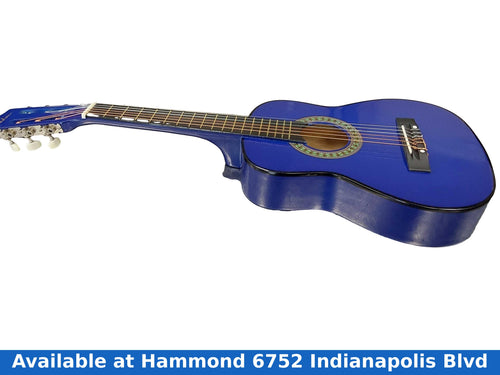 Adm Ja101-bl Blue Acoustic Classic Guitar