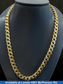 Cuban Link Chain - Yellow Gold 10k (.417) 27.6 grams 18 inch