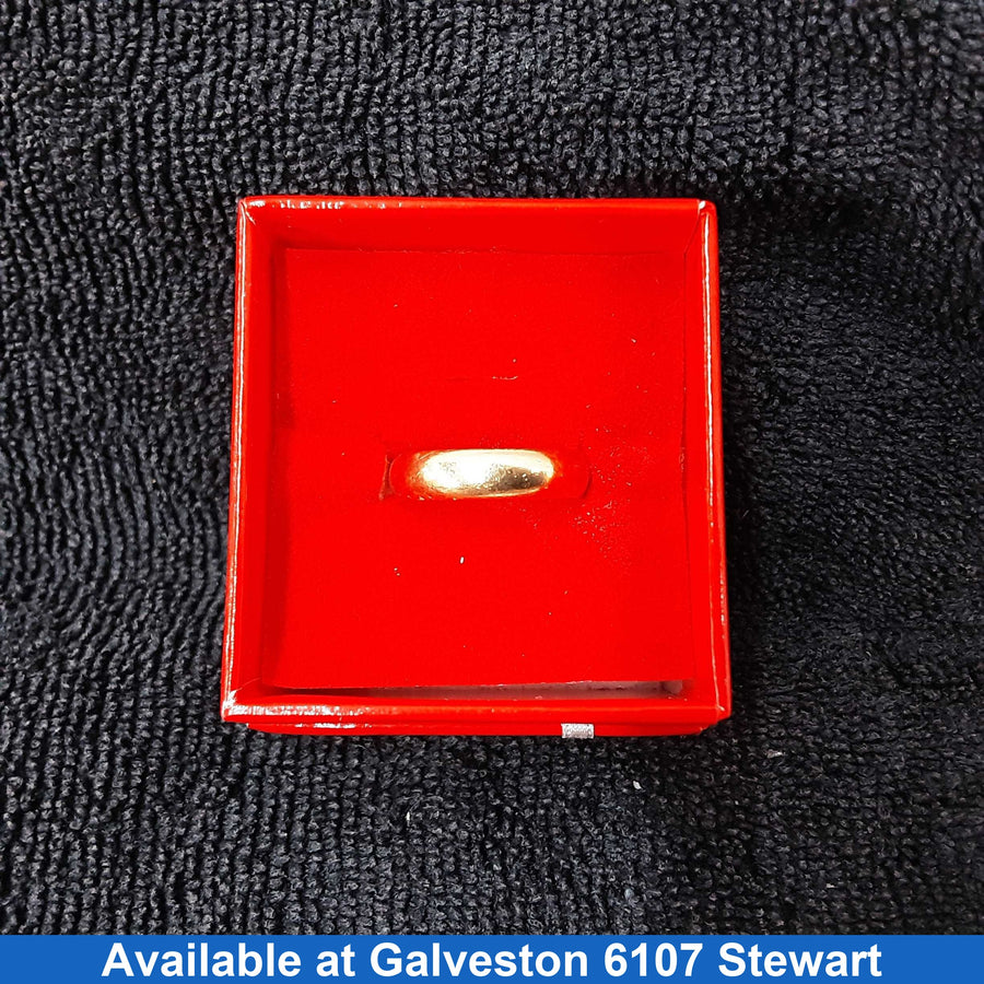 Ring - Wedding Band - Yellow Gold 14k (.585) 6 grams Size 7