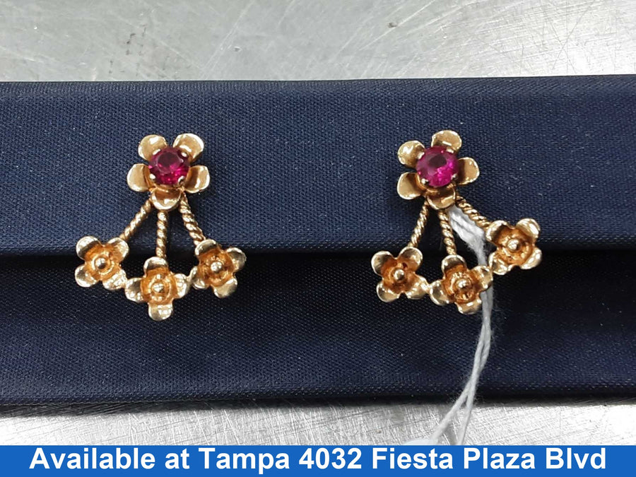 Earrings - Yellow Gold 10k (.417) 3 grams