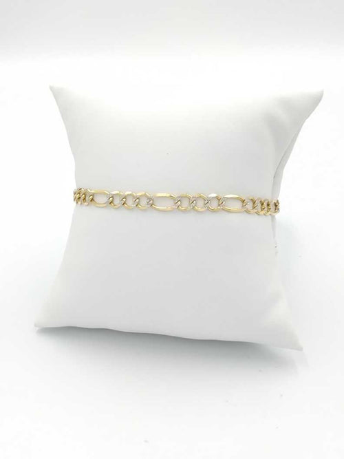 Figaro Bracelet - Yellow Gold 14k (.585) 7.8 grams 8 inch