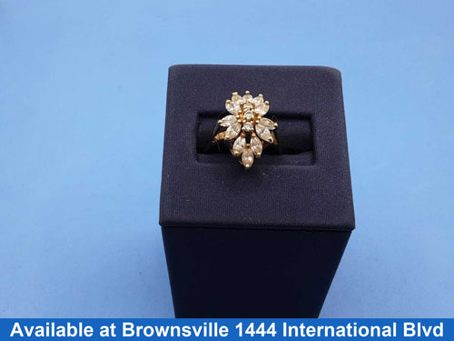 Women's Ring - Yellow Gold 10k (.417) 3.2 grams Size 7.5