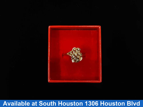 Women's Ring - Yellow Gold 14k (.585) 3.2 grams Size 10