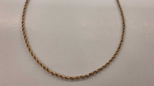 Rope Chain - Yellow Gold 10k (.417) 4.9 grams 18 inch