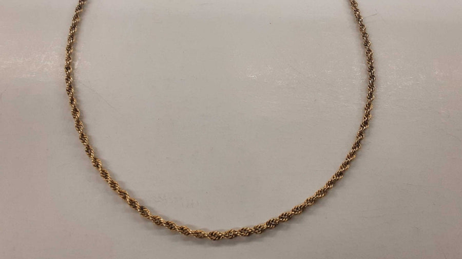 Rope Chain - Yellow Gold 10k (.417) 4.9 grams 18 inch
