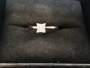 Women's Ring - Solitaire - White Gold 14k (.585) 2.5 grams Size 7