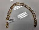 Figaro Bracelet - Yellow Gold 14k (.585) 11.6 grams 8 inch