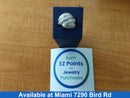 Women's Ring - White Gold 18k (.750) 13.6 grams Size 7.5
