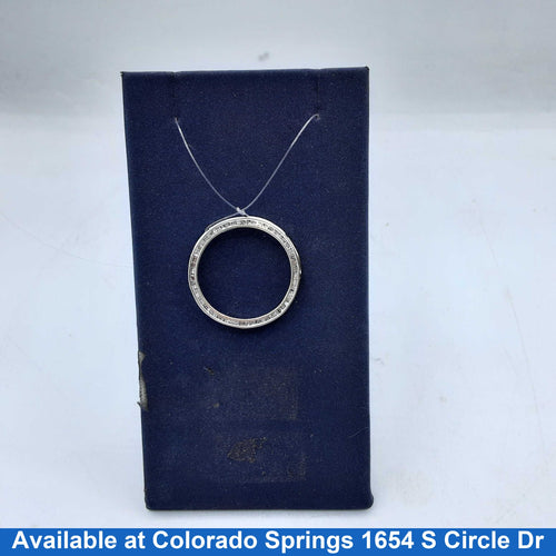 Diamond Pendant - White Gold 10k (.417) 1.3 grams