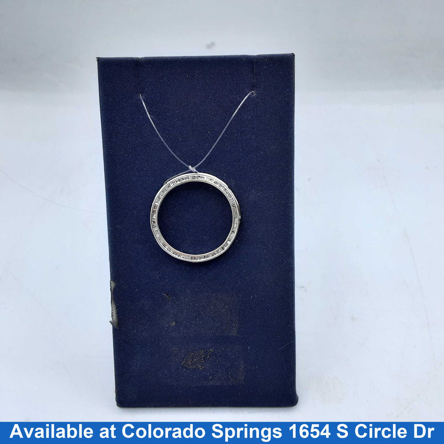 Diamond Pendant - White Gold 10k (.417) 1.3 grams