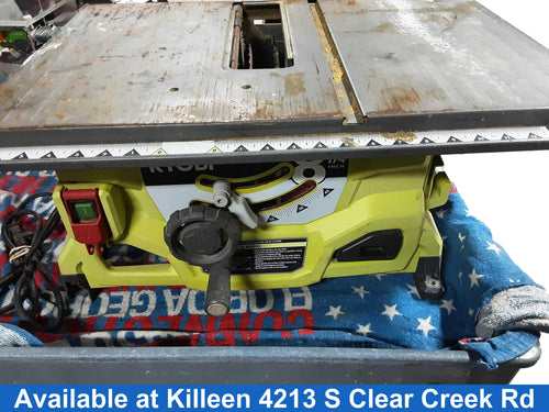 Ryobi Rts08 Green Corded Table Saw