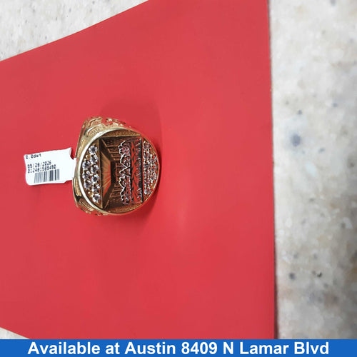 Men's Ring - Yellow Gold 10k (.417) 8.5 grams Size 11