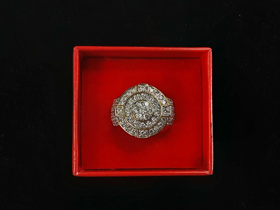 Men's Ring - Yellow Gold 10k (.417) 11.8 grams Size 9.5