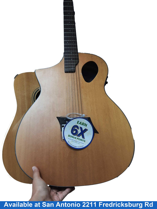 Michael And Kelly Mkfpsnasfxl Brown Acoustic / Electric Classic Guitar