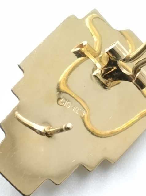 Earrings - Yellow Gold 14k (.585) 6.2 grams