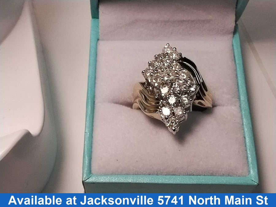 Women's Ring - Yellow Gold 14k (.585) 8.3 grams Size 9