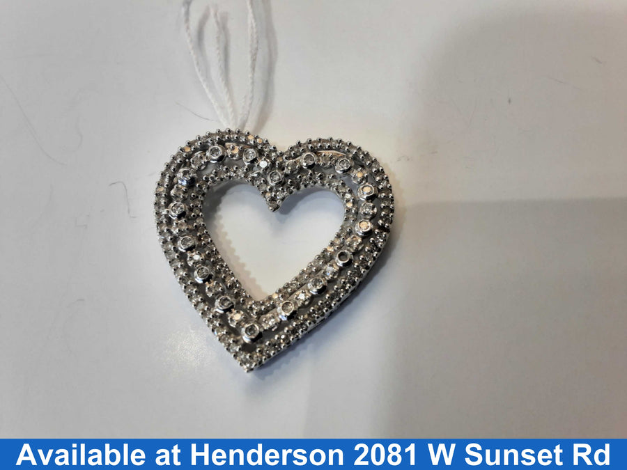 Symbol Pendant - White Gold 10k (.417) 3.3 grams