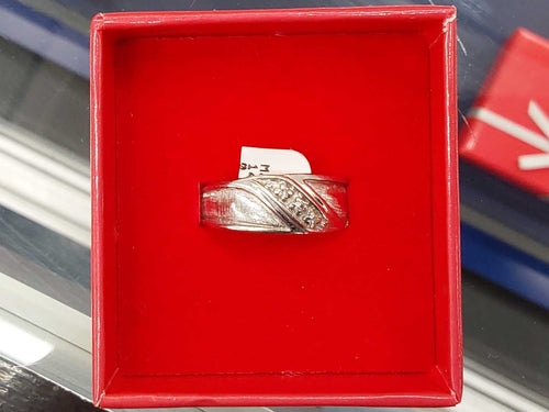 Men's Ring - White Gold 14k (.585) 4.6 grams Size 8