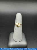 Women's Ring - Yellow Gold 14k (.585) 3.1 grams Size 5.5