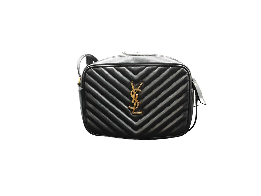 Yves Saint Laurent Leather Monogram Black Purse / Handbag