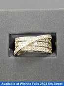 Women's Ring - White Gold 10k (.417) 4.8 grams Size 20