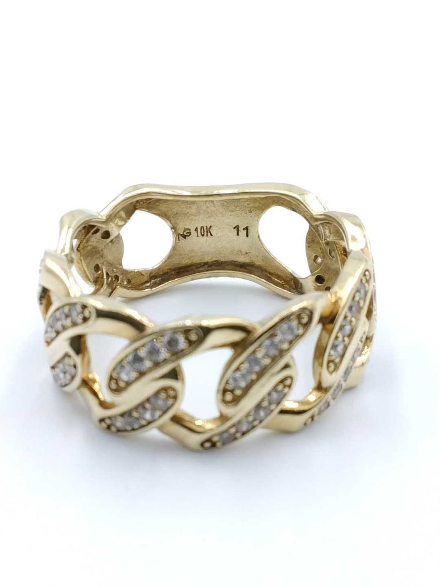 Men's Ring - Yellow Gold 10k (.417) 6.7 grams Size 11