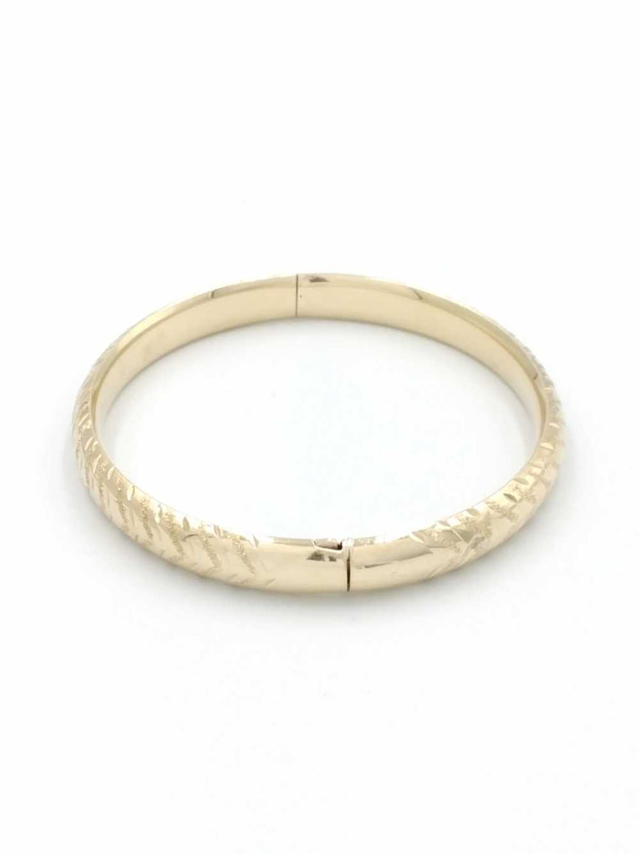 Bangle Bracelet - Yellow Gold 14k (.585) 11.4 grams 8 inch