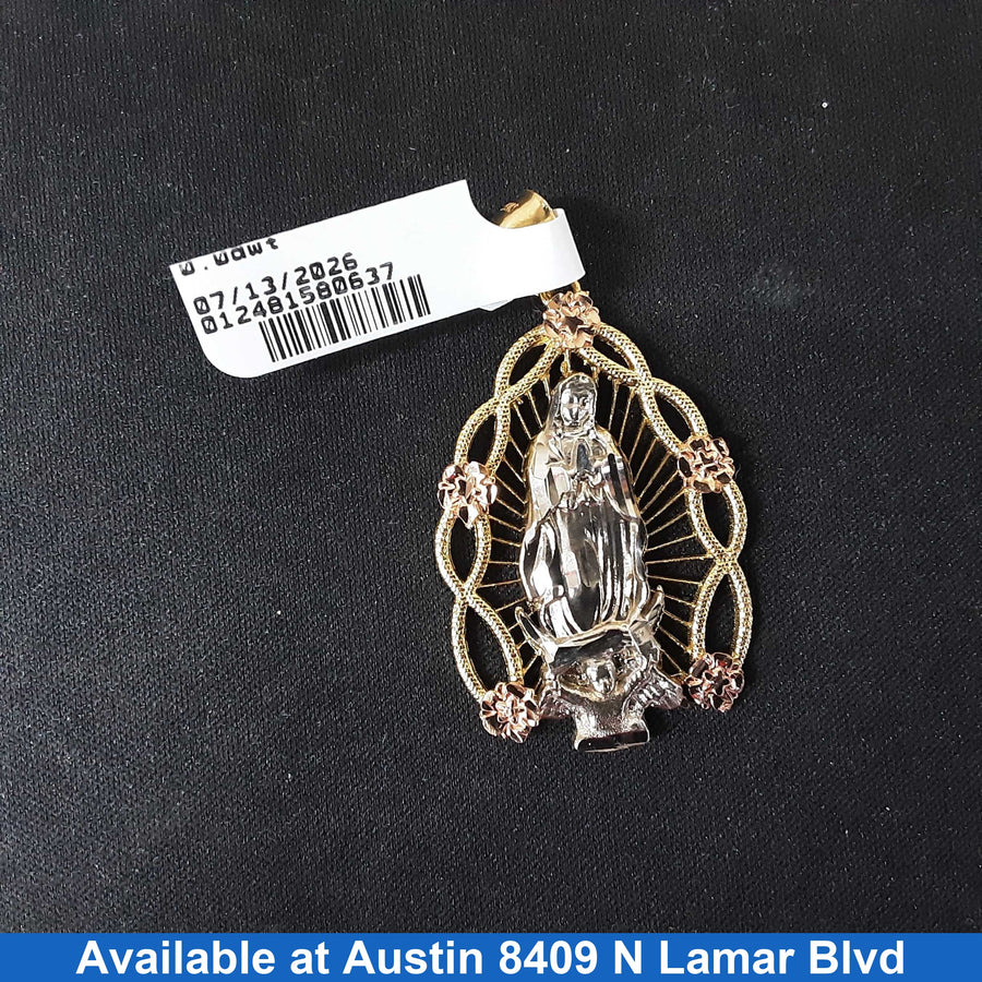Religious Pendant - Yellow Gold 14k (.585) 5.7 grams