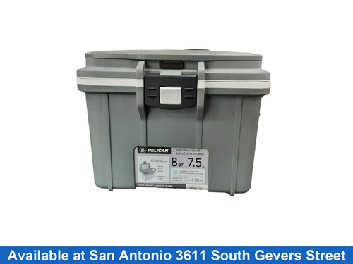 Pelican 8q-1-cmtwht Gray Cooler