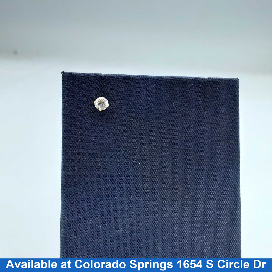 Single Stud Earring - Yellow Gold 10k (.417) 0.3 grams