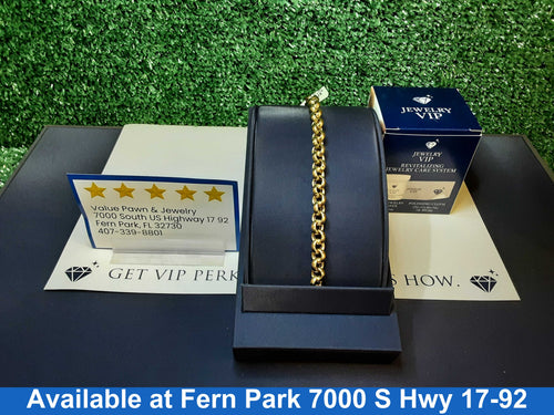 Bracelet - Yellow Gold 18k (.750) 13.7 grams 8 inch