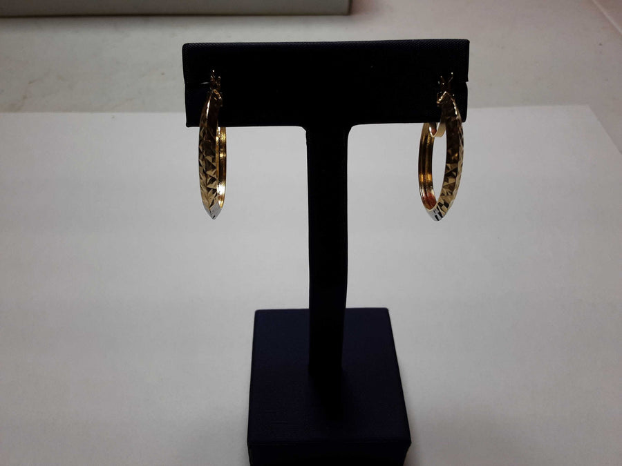 Bangle Earrings - Yellow Gold 14k (.585) 2.8 grams