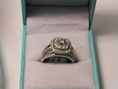 Ring - Wedding Set - White Gold 10k (.417) 4.3 grams Size 7.5