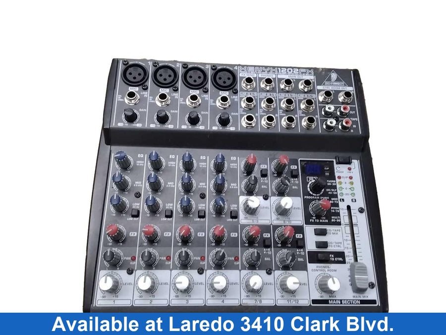 Behringer Xenyx 1202 Fx Black Analog Mixer
