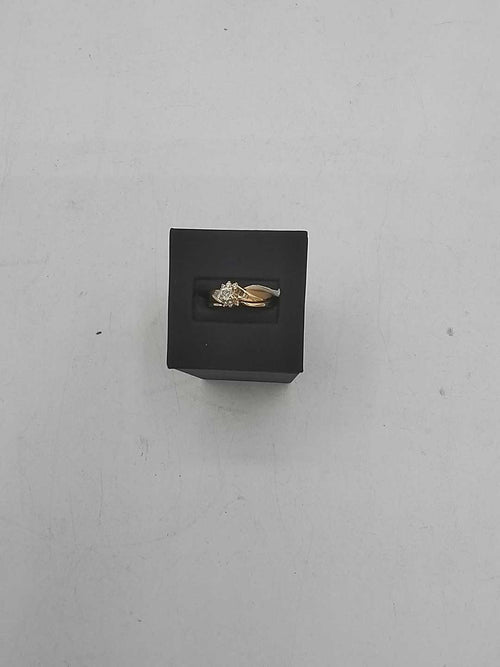 Ring - Engagement Set - Yellow Gold 14k (.585) 4.5 grams Size 7.5