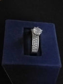 Women's Ring - White Gold 14k (.585) 3.3 grams Size 20