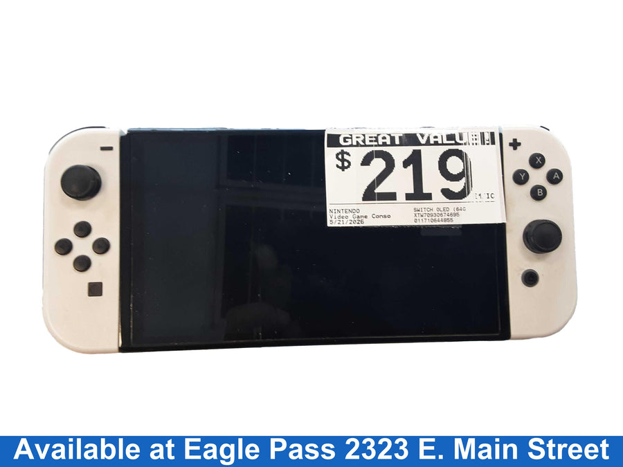 Nintendo Switch Oled (64gb) 64 Gb White Video Game Console