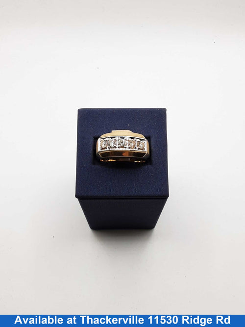 Men's Ring - Yellow Gold 14k (.585) 10 Grams Size 10.5